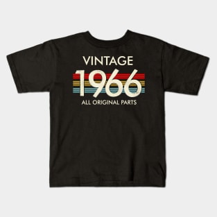 Vintage 1966 All Original Parts Kids T-Shirt